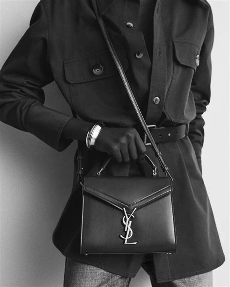 ysl cassandra mini top handle bag|CASSANDRA Mini top handle bag in grain de poudre .